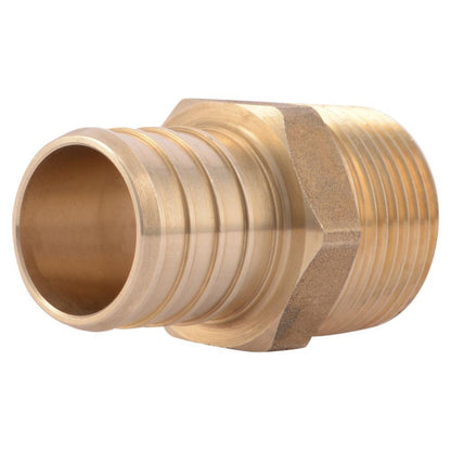 Adapters for Connecting Pex Pipe Tubing to other Pipe Systems, No Lead Brass