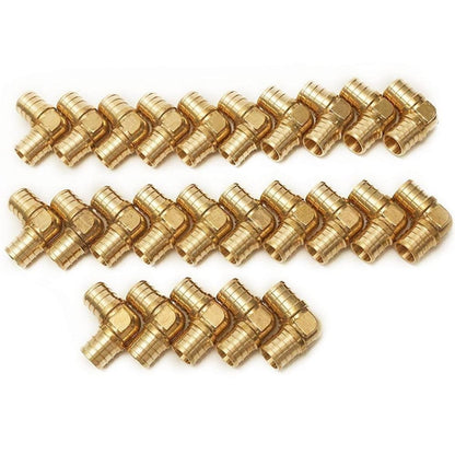 PEX 1/2 Barbed 90 Elbows - Crimp Fittings - VENTRAL®