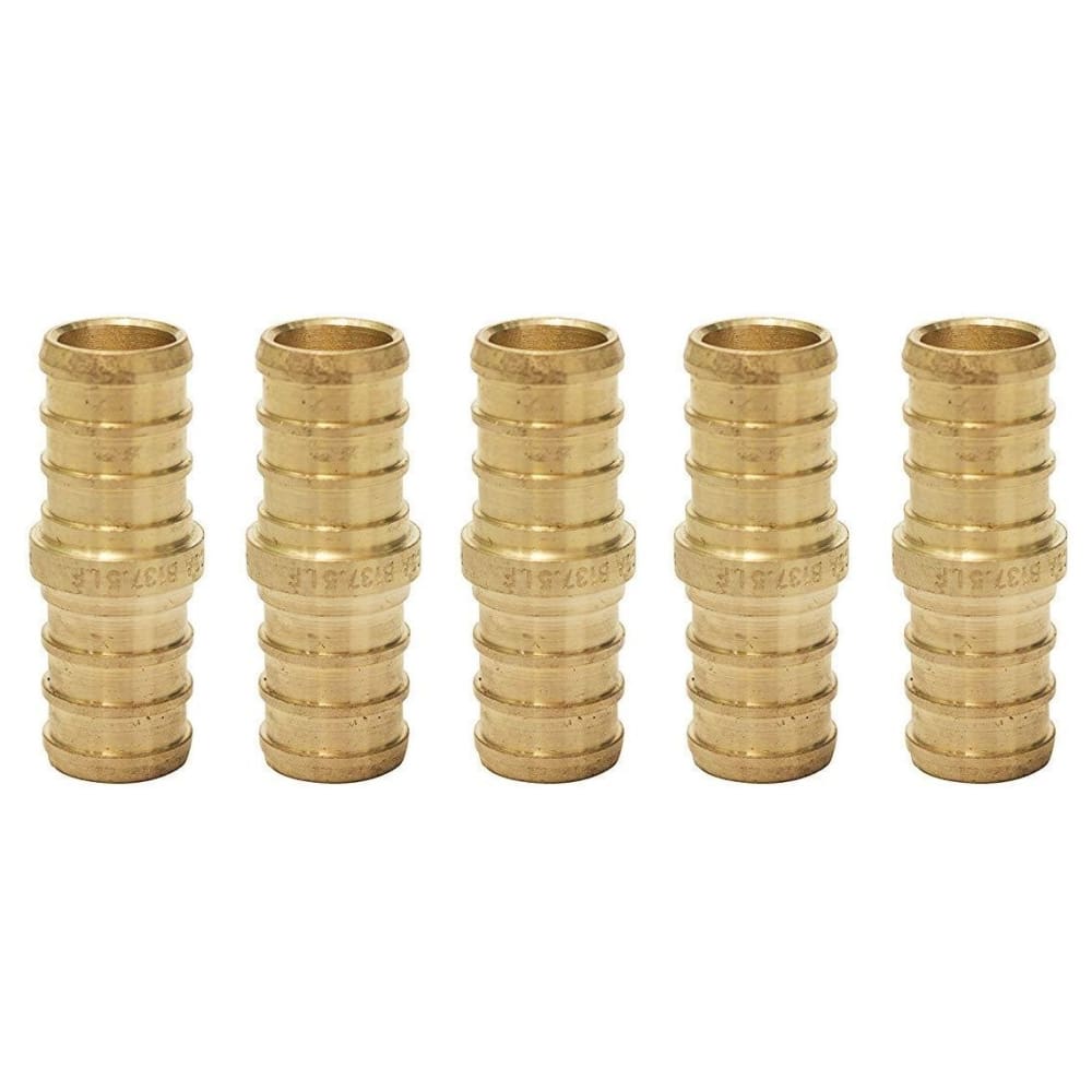 PEX 1/2" Coupling Barbed Straight Crimp Fitting - VENTRAL® 
