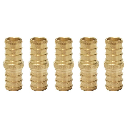 PEX 1/2" Coupling Barbed Straight Crimp Fitting - VENTRAL® 