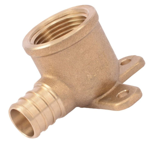 PEX 1/2 x 1/2 Female NPT Threaded Drop Ear Elbows Crimp Fitting - VENTRAL®