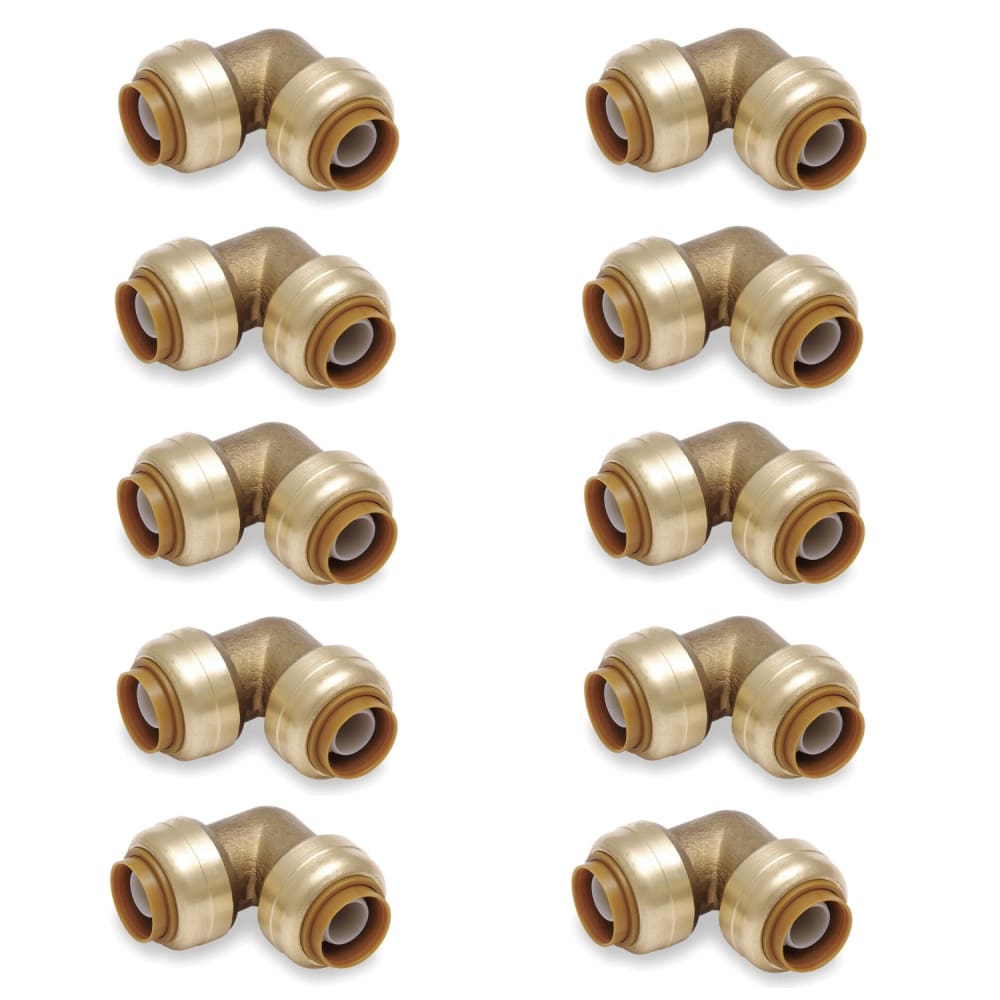 Push Fit 3/4" Inch Push to Connect Fitting Elbow - VENTRAL® 