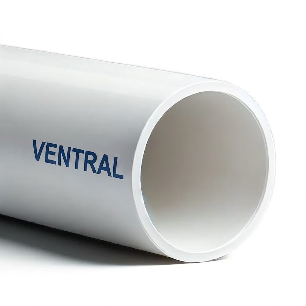 VENTRAL VENTRAL Schedule 40 FOAM CORE (CELLULAR) PVC DWV Drain Pipe 4 Inch (4.5 OD), White, Cut Lengths for Plumbing, Landscape, Drainage, Waste, Vent
