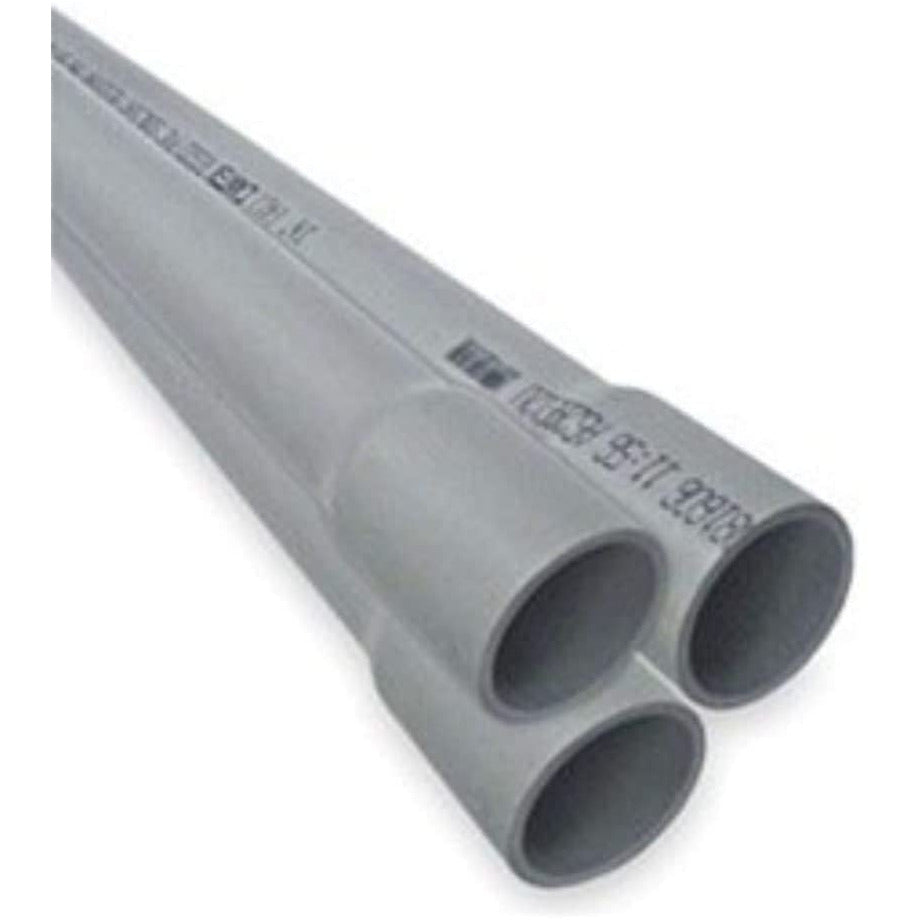 VENTRAL Electrical Conduit Schedule 40 Pipe 2 PCS X 5FT / PVC / 1/2"