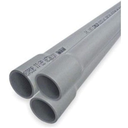 VENTRAL Electrical Conduit Schedule 40 Pipe 2 PCS X 5FT / PVC / 3"