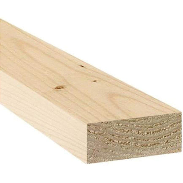 Manufacturer Direct 2 in. x 4 in. (1 1/2" x 3 1/2") Construction Premium Whitewood Board Stud Wood Lumber - Custom Length