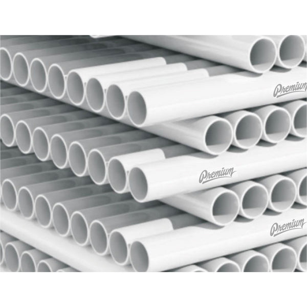VENTRAL PVC Pipe Sch40 4 Inch (4.0) White Custom Length