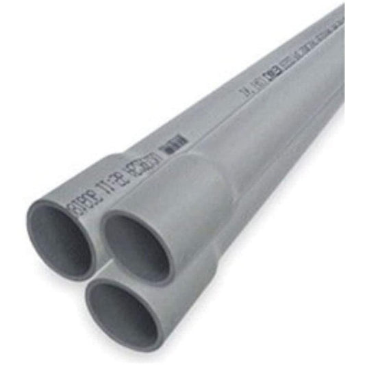 VENTRAL Electrical Conduit Schedule 40 Pipe 2 PCS X 5FT / PVC / 1-1/4"